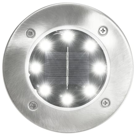 vidaXL Solargrondlampen 8 st LED-lichten wit