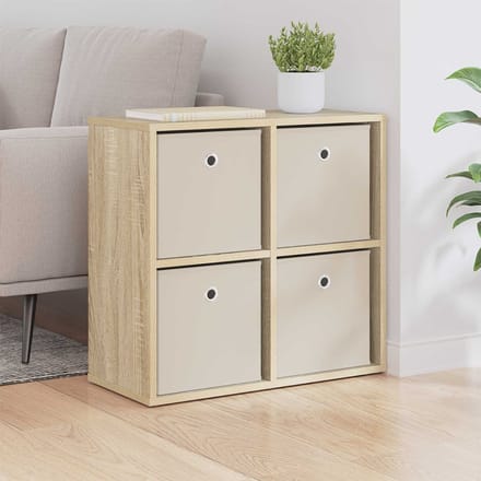vidaXL - Dressoir - Sonoma - Eik - 59,5 - x - 27 - x - 57 - cm