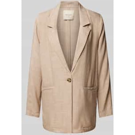 Blazer van een mix van viscose en linnen, model 'Luigi'