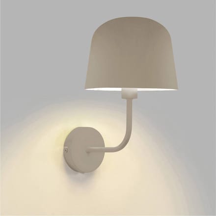 Forlight wandlamp Fres, beige, staal, breedte 18,5 cm