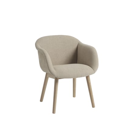 Muuto - Fiber Soft Fauteuil Houten Frame - 4 - 6 Wochen