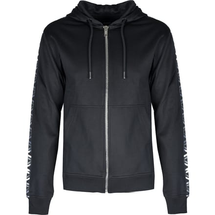 Les Hommes blouse Zip Up Mannen zwart