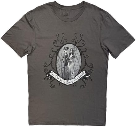 Corpse Bride - Can The Living Marry The Dead? Heren Tshirt - S - Grijs
