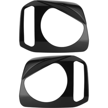 2 Stuks Auto Voor Koplamp Cover Koplamp Sierlijst Decor Pasvorm voor Suzuki Jimny 2007-2017 black
