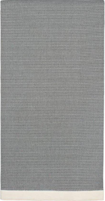 Lantara Plaid Katoen Diamant - Donkergrijs - 190x290cm