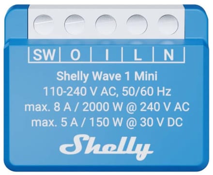 Mini Z-Wave Schakelaar - Relais Module - Domotica Besturing - Z-Wave Long Range - 16 x 35 x 29 cm