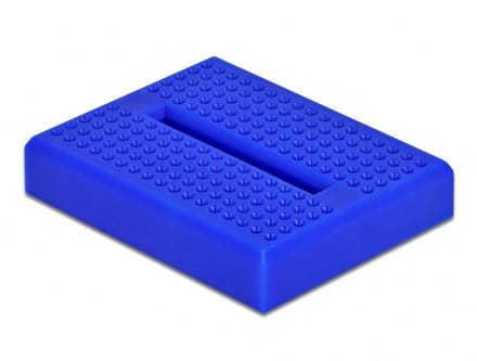 Mini Breadboard met 170 insteekpunten / blauw