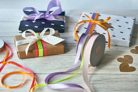 Polyester Strik En Geschenkverpakking 6/12/25/38/50/100mm x 25m (Maat 3mm x 25m - Kleur Wit)