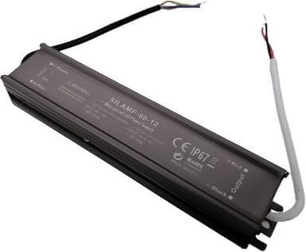 Transformator 220V 12V IP67 80W DC 6.7A - Overig - SILUMEN