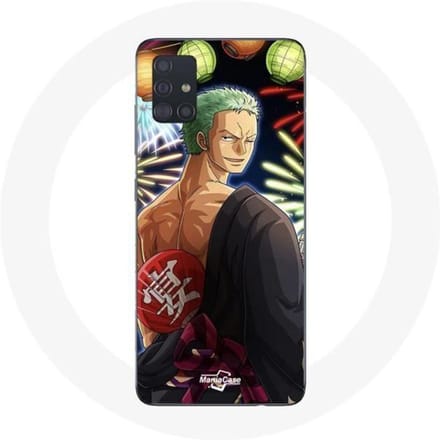 Coque - Maniacase - Samsung Galaxy A51 5G - One Piece Joyeux Noël - Protection - Souple noir