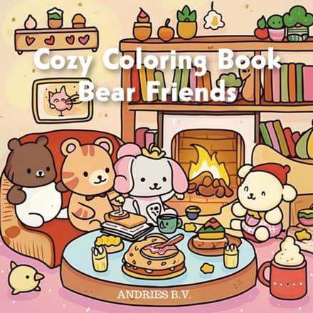 Cozy Coloring Book - Bear Friends - Andries B.V.