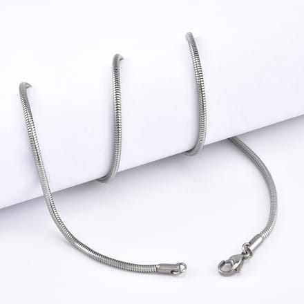 ABkettinkjes - Ketting - Slang - Soepel - Slangenketting - Staal - RVS