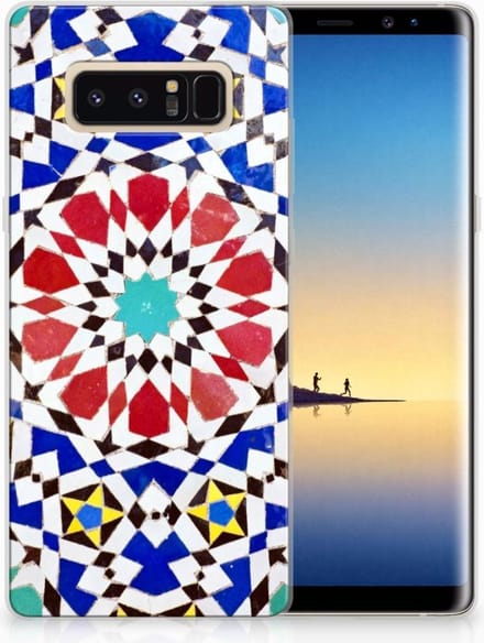 Samsung Galaxy Note 8 TPU Siliconen Hoesje Mozaïek