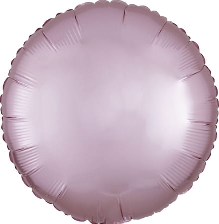 Folie ballon rondjepastel roze | niet gevuld