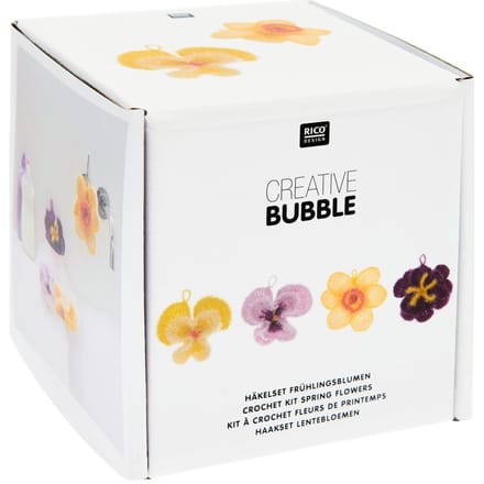 Rico Design Creative Bubble haakset "Lentebloemen"