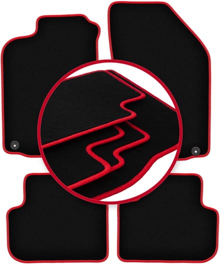CARLUX-RED automatten voor: Alfa Romeo 147 hatchback (2000-2010)