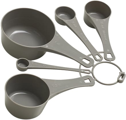 Funktion Measuring spoon set 5 pieces grey
