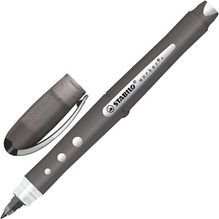 STABILO Worker Colorful - Rollerball 0,5 mm - Zwart - per stuk