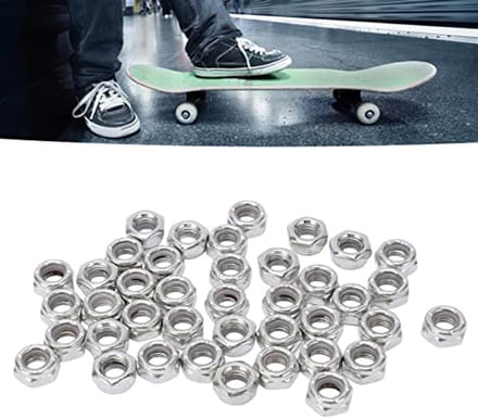 Skateboard Assen - 40 Stuks Koolstofstaal Hardware Kit - Perfect voor Skateboard Trucks