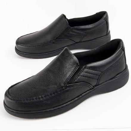 Purapiel Mocassin Confore12 Zwart