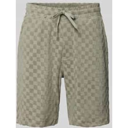 regular fit shorts met labelpatch