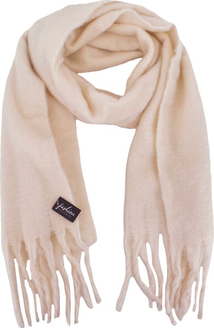 Winter Sjaal - Beige | Polyester | 190 x 45 cm | Fashion Favorite