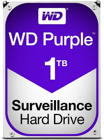 Interne Harde Schijf - Opslagmedium Data - Videobewaking Opnemen - Speciaal Ontworpen - 35 Inch 1 TB - Paars