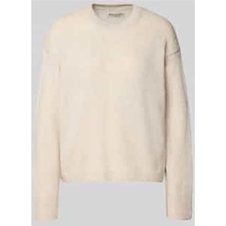 Loose fit gebreide pullover van scheerwolmix