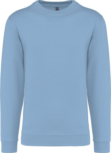 Sweater 'Crew Neck Sweatshirt' Kariban Collectie Basic+ maat M Sky Blue