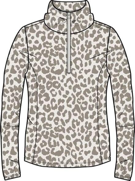 Brunotti Misma-Print Dames Fleece | Leopard Snow