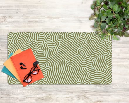 Coloray Bureau Onderlegger - Doolhof Computer Mat - 90 cm x 45 cm - Veelkleurig Bureau Onderlegger - Bureau Pad - Bureau Mat - Bureaumat - Onderlegger Bureau