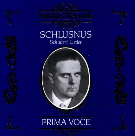 Heinrich Schlusnus - Schlusnus - Schubert Liede (CD)