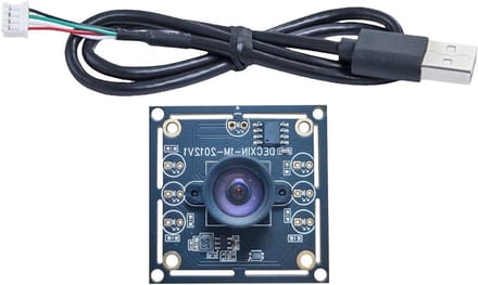 USB Camera Module - Webcam Accessoire - Video Opname - OV9732 Sensor - 3.8x3.8x1.6cm - Zwart