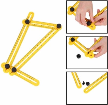 Hoekliniaal - Vierhoekig Meetinstrument - Multi-hoeklineaal - Duimstok