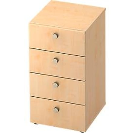 TOPAS LINE ladekast, 2 OH, B 400 mm, ahorn decor/mapeldoorn decor
