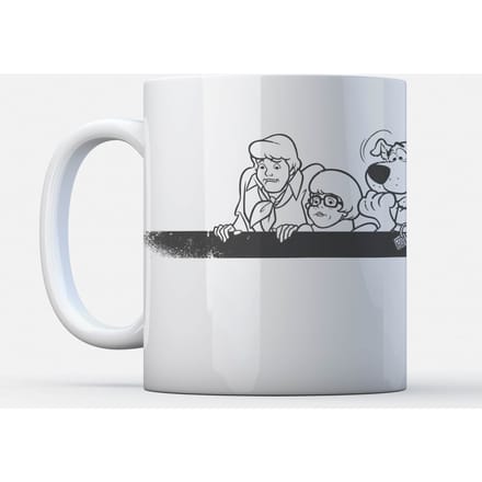 Scooby Doo Gang Retro Stripe Mug