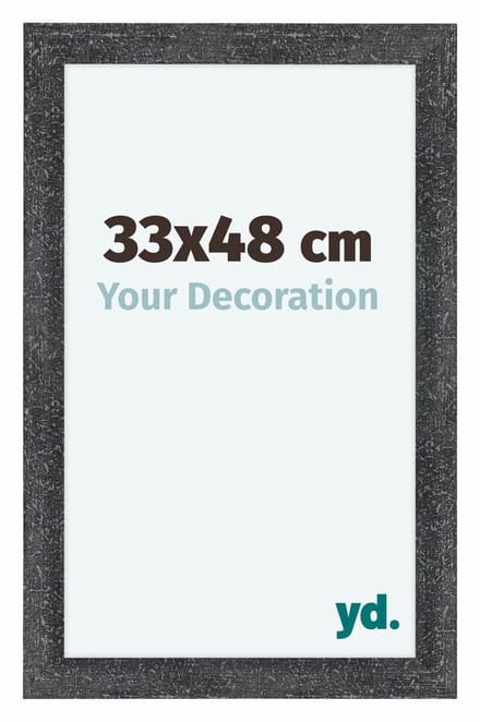 Your Decoration - Fotolijst 33x48 cm - MDF - Grijs Geveegd - Como