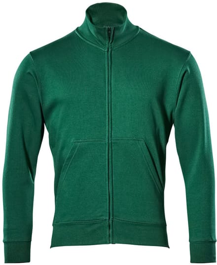 Mascot Crossover Sweatshirt met rits 51591-970 - Groen - XL