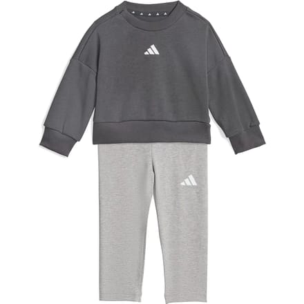 Adidas Seasonals Sweat Set Grijs 3-6 Months Kinderen