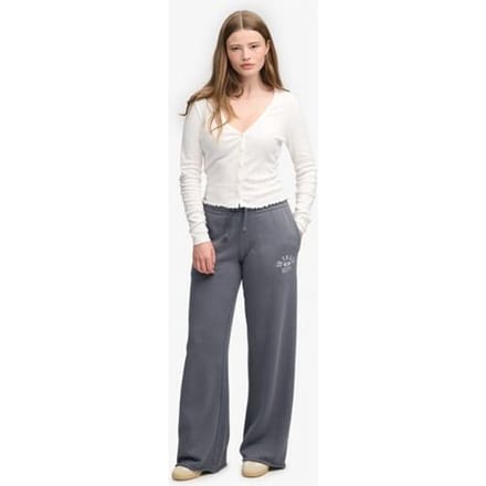 Superdry Athletic Essentials Rechte Joggingbroek Dark Grey Grootte: 34
