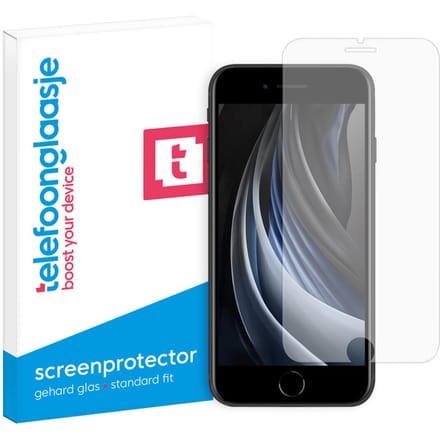 iPhone SE (2020) screenprotector gehard glas