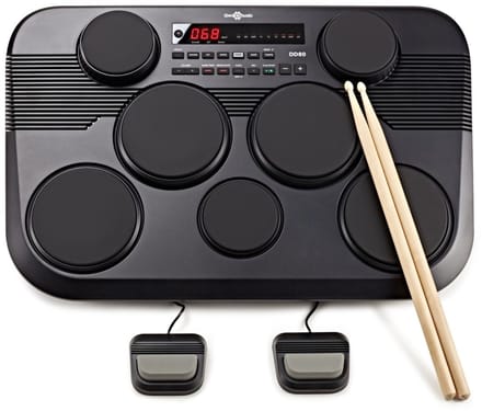 DD80 Draagbaar Elektronisch Drumstel Pads by Gear4music