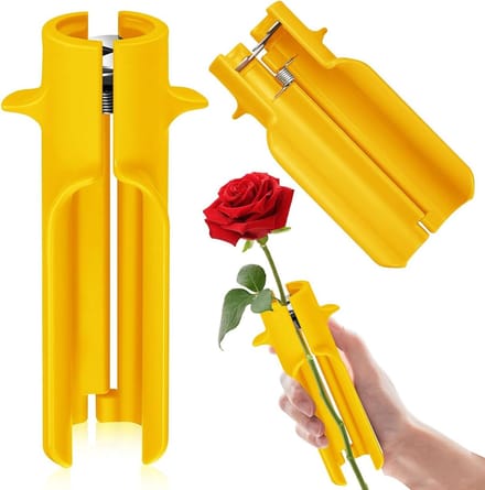 Stripper Tool Bloem Cleaner Doorn Remover Blad Stripper Geel - Voor Bloemstukken en Professioneel Gebruik
