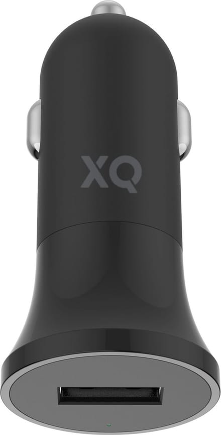 Xqisit Sigarettenplug Autolader 2.4A 1 USB poort - Zwart