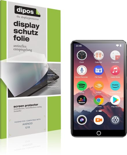 dipos – 4x Matte Beschermfolie geschikt voor AHENOD G18 | Krasbestendige & antireflecterende Screenprotector Ultra-Thin