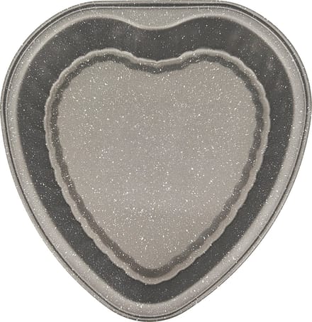 Hartvormige bakvorm 28x27x4.5cm