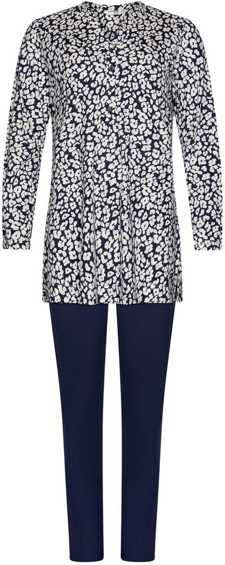 Pastunette Premium - Pyjama - Grace - Katoen/Modal - Donkerblauw - Maat 36