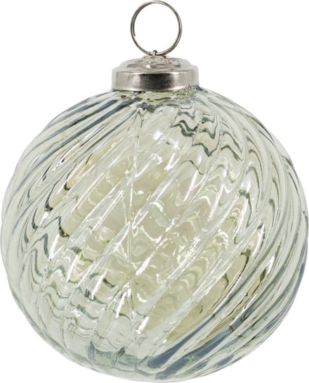 HomeBound by KY | Glazen kerstbal groen | kerstbal | kerst | 10x10x10cm