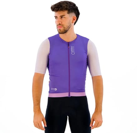 Castelli Corretto Korte Mouw Wielertrui Paars XL Man