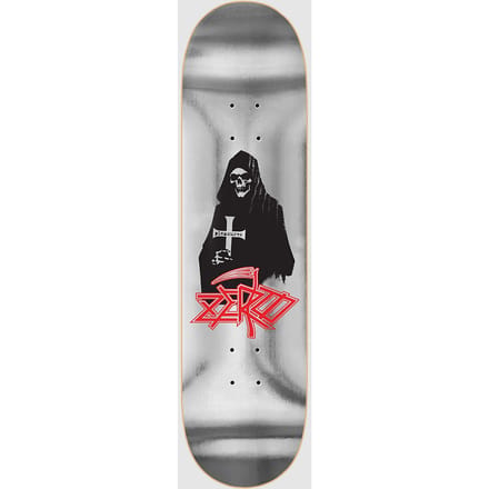 Zero X Pleasures Reaper 8.25" Skateboard Deck grijs